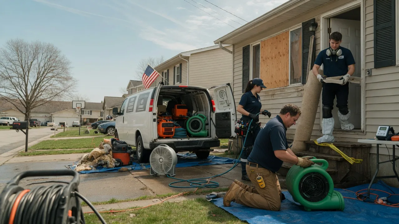 Water Damage Restoration in Sunset, TX near me